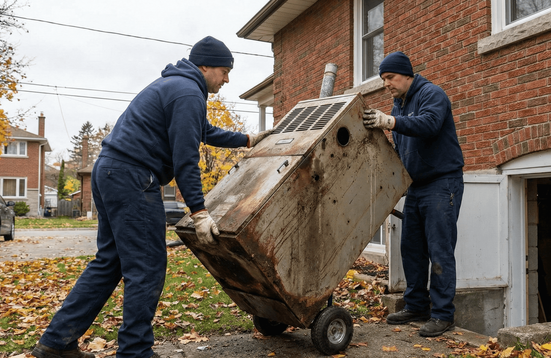 Efficient scrap metal hauling services by Hamilton Scrapper, Hamilton Ontario, professional junk removal.