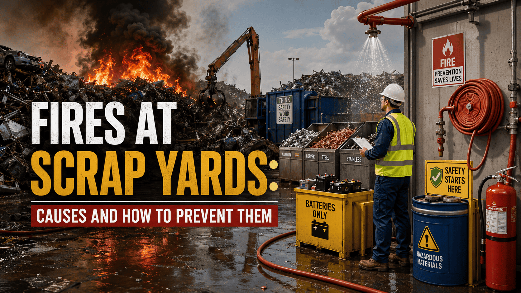 Fires at Scrap Yards: Causes and How to Prevent Them